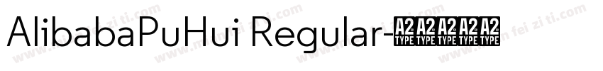 AlibabaPuHui Regular字体转换